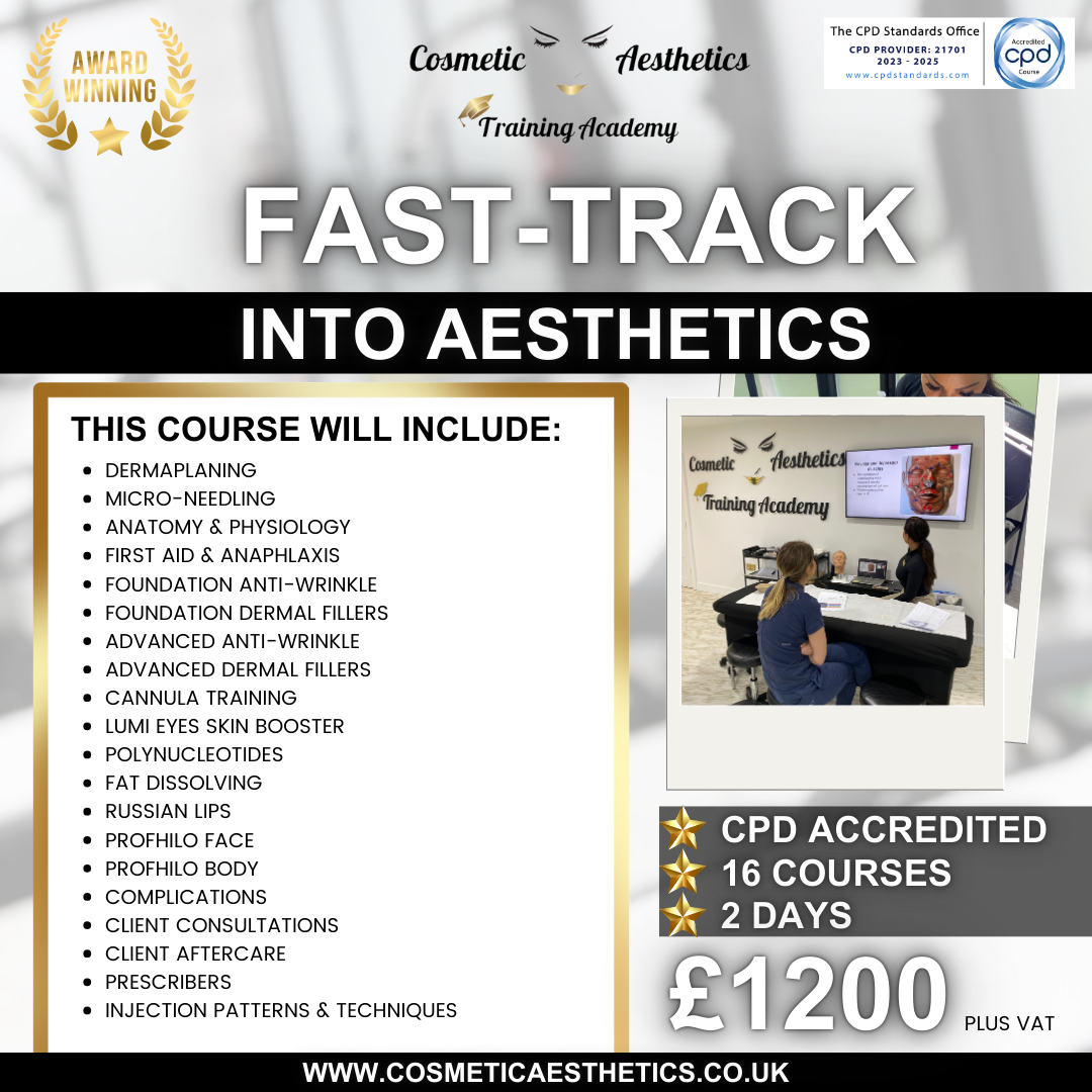 Fast Track to Aesthetics for Beginners and Non-Medics (Home Learning & Inhouse)
